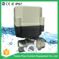 2 Way Dn15 12V 24V Stainless Steel Motorised Motorized Electric Ball Valve 1/2